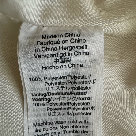 J. Crew Factory Ivory Scalloped Trim Adjustable Racerback Cami Women’s Size 2 - Picture 8 of 15